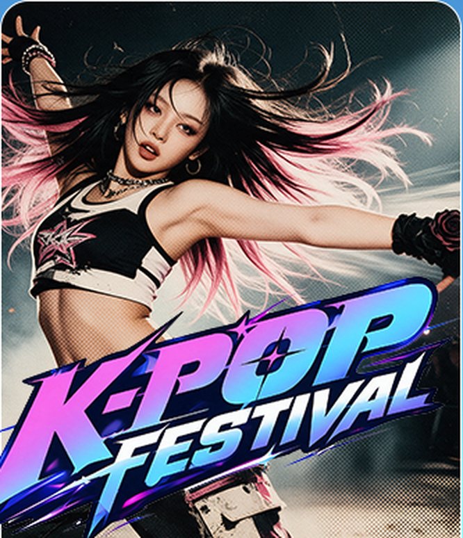 K-POP Festival performance artwork